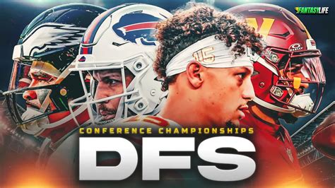 Conference Championship Sunday FanDuel NFL DFS Picks.